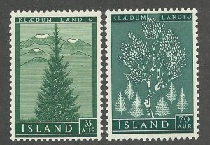 Iceland 306-307  Mint   Complete