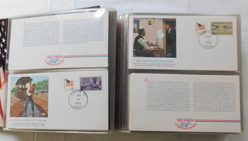 Epic Events American History Fleetwood 50 Event Covers in Album 1979 1980