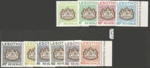 Lesotho Revenue BH 2-12 MNH (9chi)