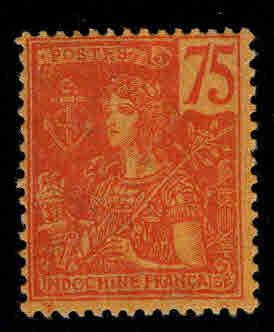 Indo-China Scott 36 MH*stamp from 1904-1906 France set CV $45