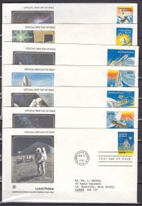 United States Scott 1912-9 AFDCS FDC - American Space Achievements