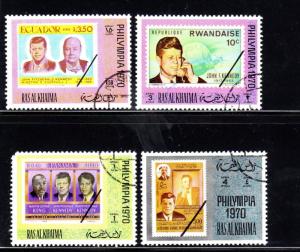 RAS AL KHAIMA   1970  PHILYPIA '70   MINT VF NH O.G  CTO  (RAS5 )