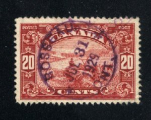 Canada #157   used   VF  PD