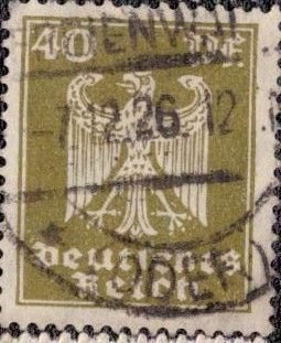 Germany 335 1924 Used