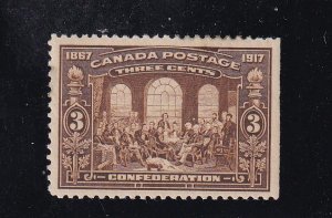 CANADA # 135 VF-MH 3cts FATHERS OF THE CONFEDERATION CAT VALUE $70