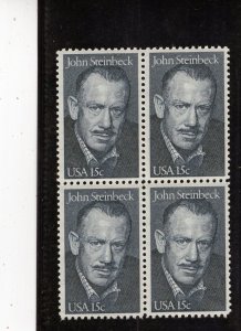 1773 John Steinbeck, MNH blk/4