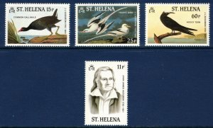 ST HELENA 1985 Audobon; Scott 438-41, SG 464-67; MNH