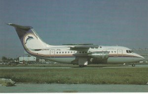 7949 Aviation Postcard BRITISH CARIBBEAN BAE 146-100A Airlines-