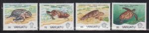 Vanuatu 577-80 Turtles Mint NH