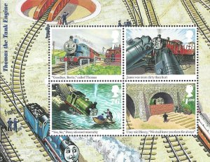 GB QEII 2011 Thomas the Tank Engine Miniature Sheet SG MS3193 Superb U/M