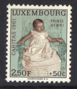 Luxembourg  1961 MNH  Caritas princess  2.50f   #