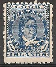 Cook Is #17 Fine Unused CV $6.00 (3844)  