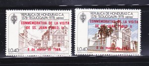 Honduras C724-C725 Set MNH Overprint