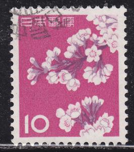 Japan 725 Used 1961 Cherry Blossoms