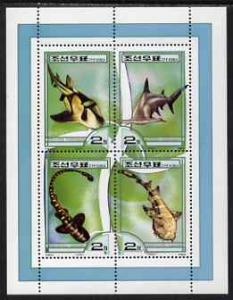 North Korea 2000 Fauna - Whales perf sheetlet containing ...