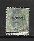 STRAITS SETTLEMENTS, 75, USED, QUEEN VICTORIA, SURCHD