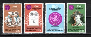 Kenya, Uganda and Tanzania 1973 MNH Sc 263-6