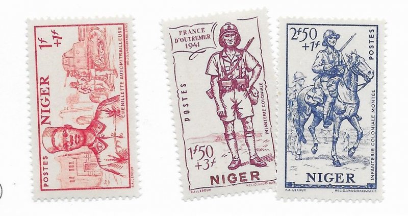 Niger #B11-B13 MNH - Stamp - CAT VALUE $4.10