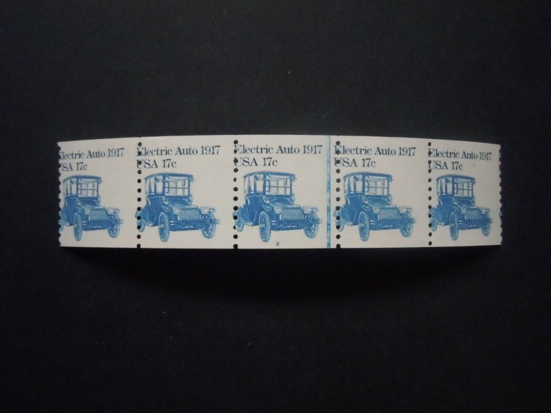 #1906 17c Electric Auto  EFO Misperforated PNC5 #2 MNH OG VF