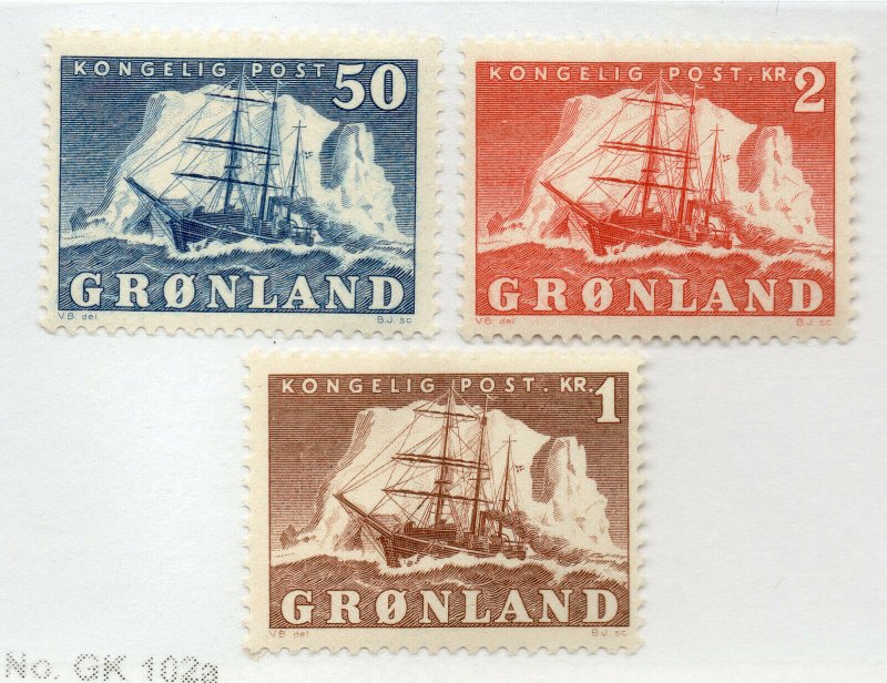 Greenland - Sc# 35 - 37 / Facit# 33 - 35 MH    -   Lot 0420709