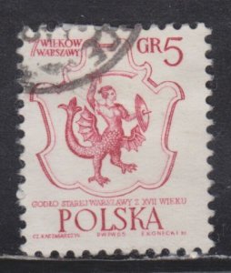 Poland 1334 Arms of Warsaw 1965