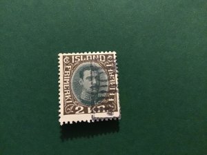 Iceland 1920 King Christian  Used   Stamp R43624