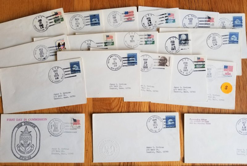 68 Naval Ship Covers