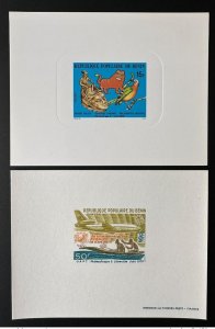 Benin 1979 Mi. 184 - 185 Philexafrica Luxury Event Libreville Plane UPU
