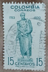 Colombia #566 15c Simón Bolivar USED (1948)