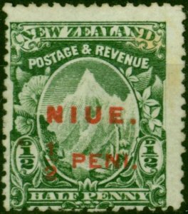 Niue 1902 1/2d Green SG3 Good MM