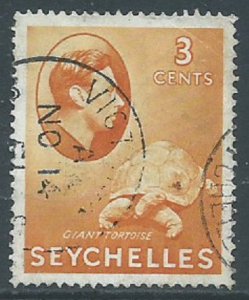 Seychelles, Sc #127, 3c Used