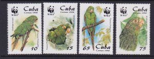 Cuba 3961-64 MNH 1998 WWF World Wildlife Fund Protected Fauna Full set of 4