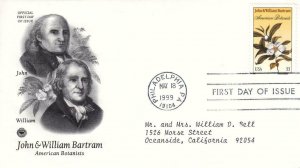 1999, John & William Bartram, PCS, FDC (E8434)