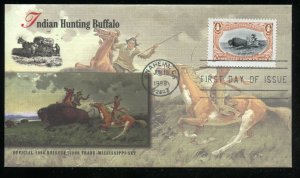 US 3209c 1898 Trans-Mississippi Reissue - 4c UA Fleetwood cachet FDC