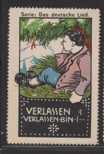 Advertising Stamp- German Songs Series, I am Abandoned