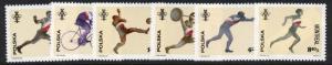 Poland 2166-71 MNH Olympics Games, Cycling, Soccer, Boxing, Athletics