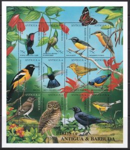 Antigua & Barbuda, Fauna, Birds MNH /1995