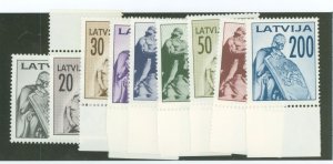 Latvia #318-326  Single (Complete Set)