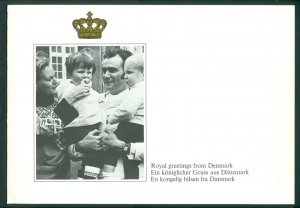 Denmark. 1970  Christmas Seal, Folder, Sheet Royal Greetings. Local Lions Club