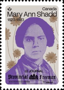 qt. DIE CUT = MARY ANN SHADD = BLACK HISTORY = Single From BKLT MNH Canada 2024