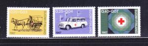 Finland B182-B184 Set MNH Red Cross