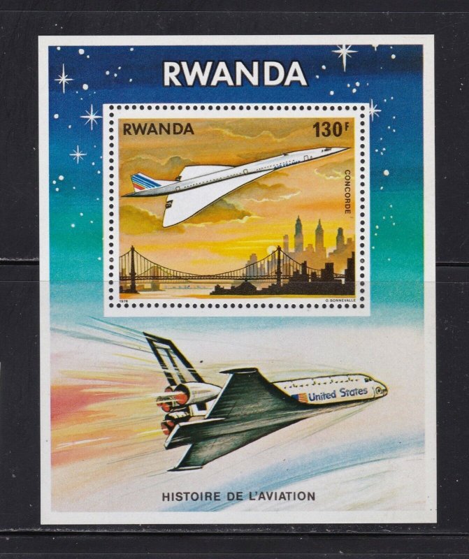 Rwanda Souvenir Sheet #893, MNH