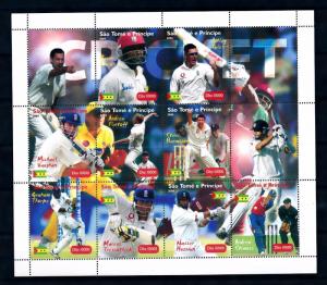 [58240] Sao Tome & Principe 2004 Cricket MNH