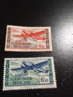 French Equatorial Africa sc C5,C6 MH