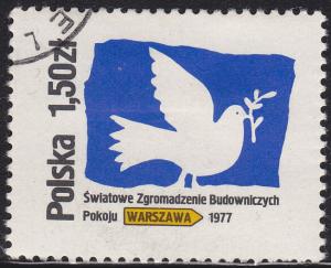 Poland 2213 Peace Dove 1.50zł 1977