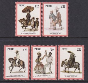 Peru 605-609 MNH VF