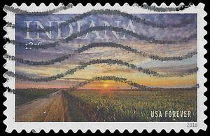 #5091 (47c Forever) Indiana Statehood 2016 Used