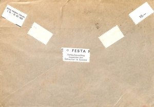 Switzerland 1959, envelope from Flüeli Ranft to Euskirchen