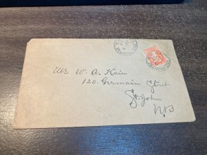 KAPPYSTAMPS CANADA #41 ON 1897 COVER NOVA SCOTIA TO NEW BRUNSWICK  9-8-4