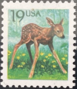 Scott #2479 1991 19¢ Flora and Fauna Fawn MNH OG VF